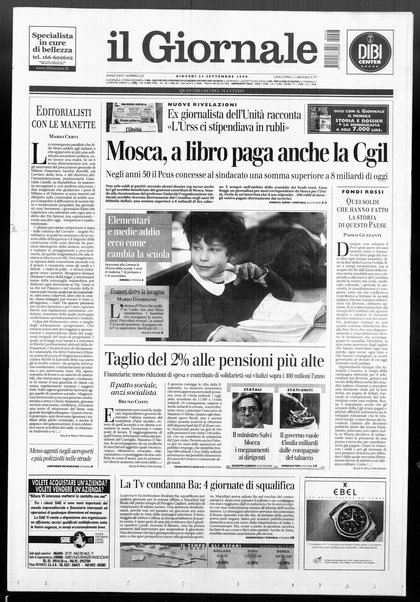 Il giornale : quotidiano del mattino